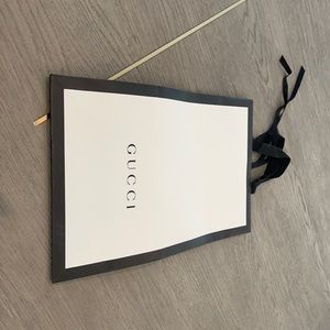 Authentic Gucci shopping bag